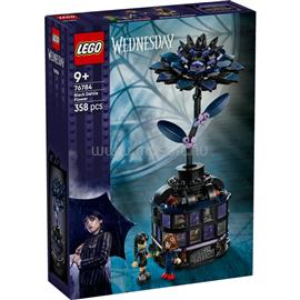 LEGO LEGOR Wednesday Fekete dália, halloweeni ajándék, művirág szobadekoráció LEGO_76784 small