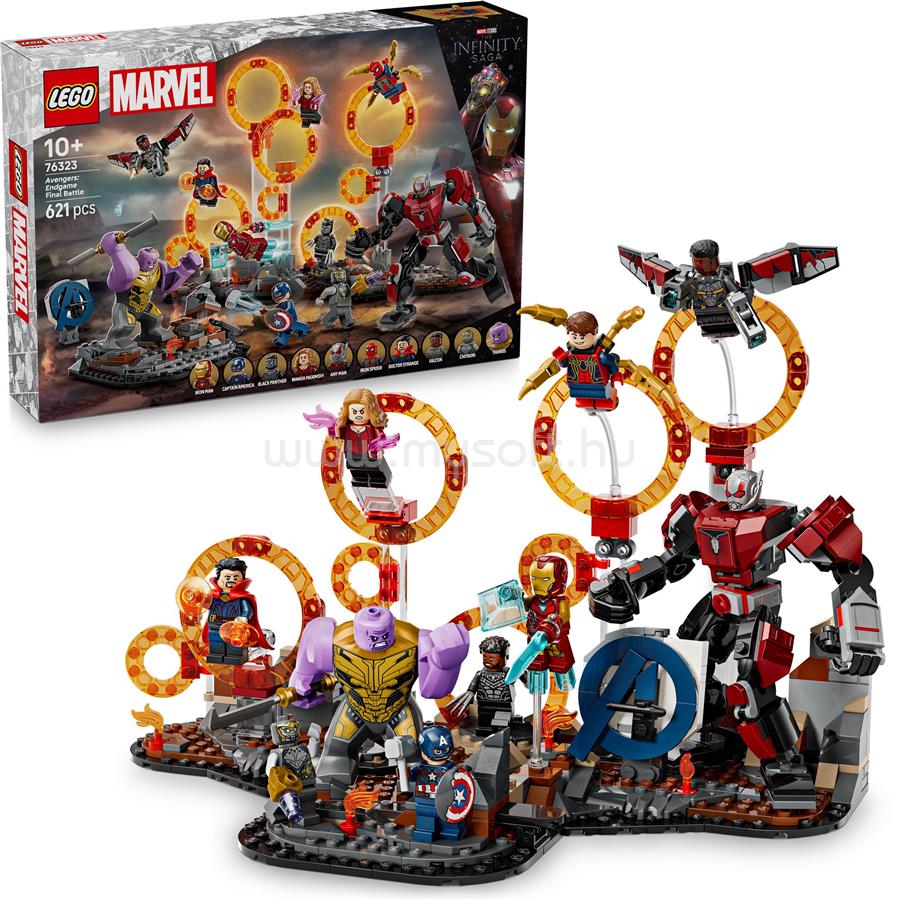 LEGO Marvel Bosszúállók: Végjáték a döntő csata, megépíthető szett 76323
