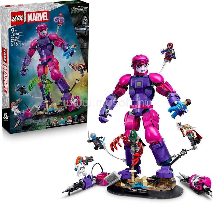 LEGO Marvel Hősies küzdelem: Bosszúállók: Doctor Doom ébredése 76348