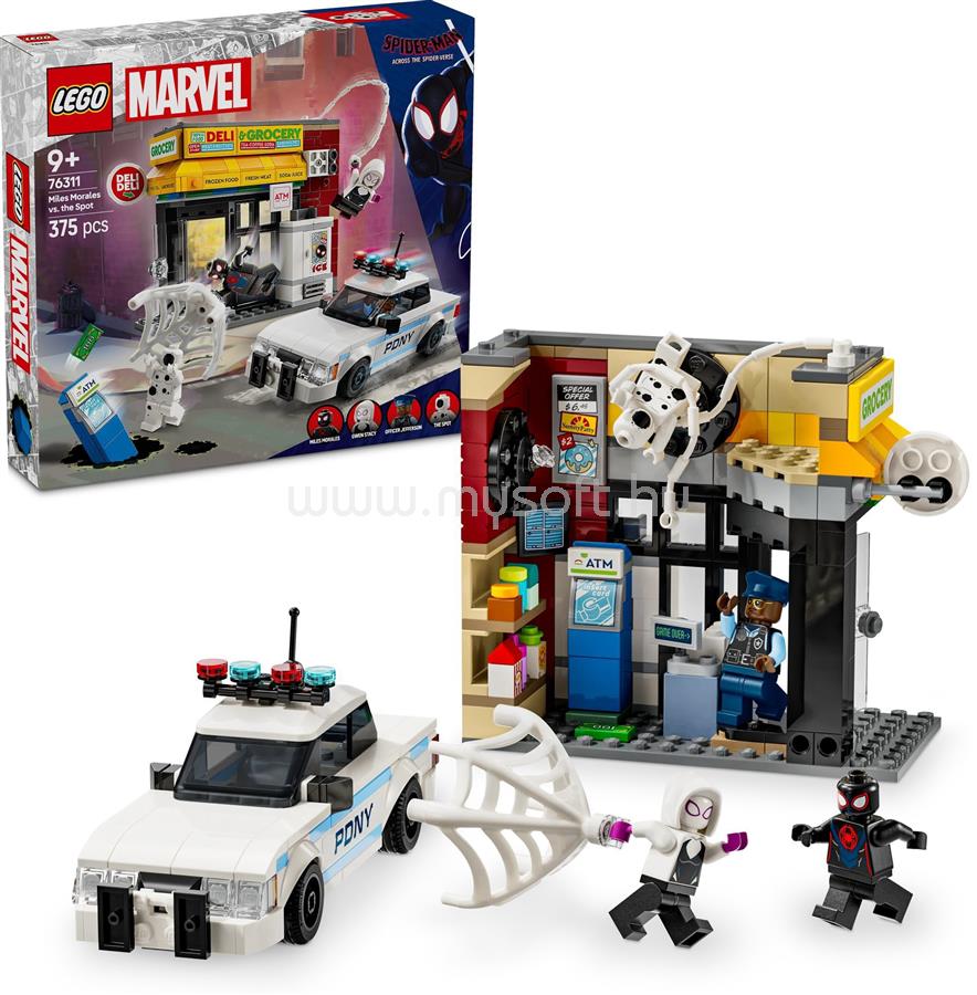 LEGO Marvel Pókverzum: Miles Morales vs. Folt 76311