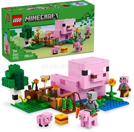 LEGO Minecraft A kismalac háza, állatos gamer-építőjáték gyerekeknek 21268 LEGO_21268 small