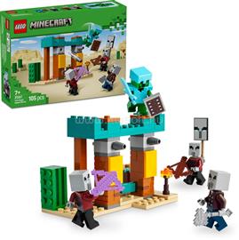 LEGO Minecraft Illagerek őrjárata a sivatagban, gamerszett gyerekeknek 21267 LEGO_21267 small