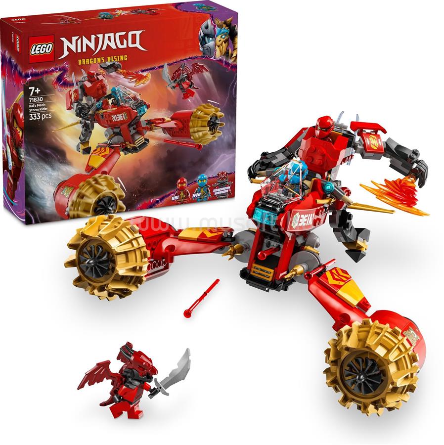 LEGO NINJAGO Kai viharjáró robotja, kombó nindzsajáték 71830