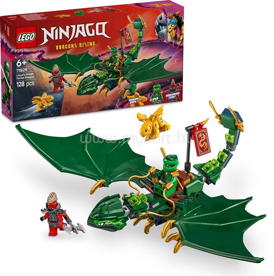 LEGO NINJAGO Lloyd zöld, erdei sárkánya játék 71829