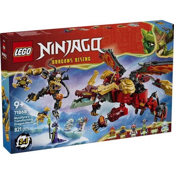 LEGO NINJAGO Wyldfyre átalakuló sárkányrobotja 71868