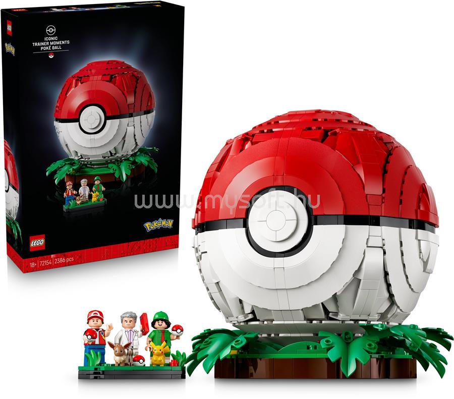 LEGO Pokémon Ikonikus Trénerpillanatok Pokélabda 72154