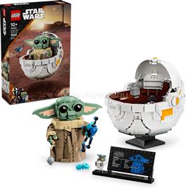 LEGO Star Wars A MandalóriT Grogu lebegő bölcsővel, megépíthető figura 75403 LEGO_75403 small