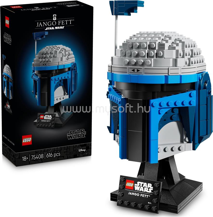 LEGO Star Wars Jango Fett sisak, megépíthető modellkészlet felnőtteknek 75408