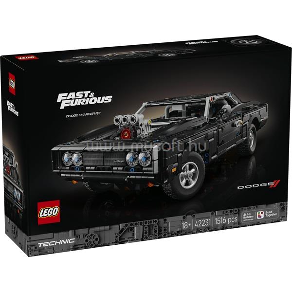 LEGO Technic Fast and Furious Dodge Charger R /T autó 42231
