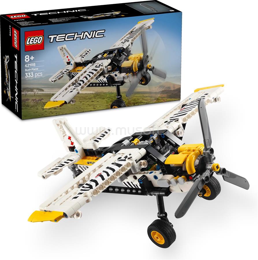 LEGO Technic Kisrepülő repülős játék jármű, ajándékszett gyermekeknek 42198