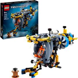 LEGO Technic Mélytengeri kutató tengeralattjáró játékszett 42201 LEGO_42201 small