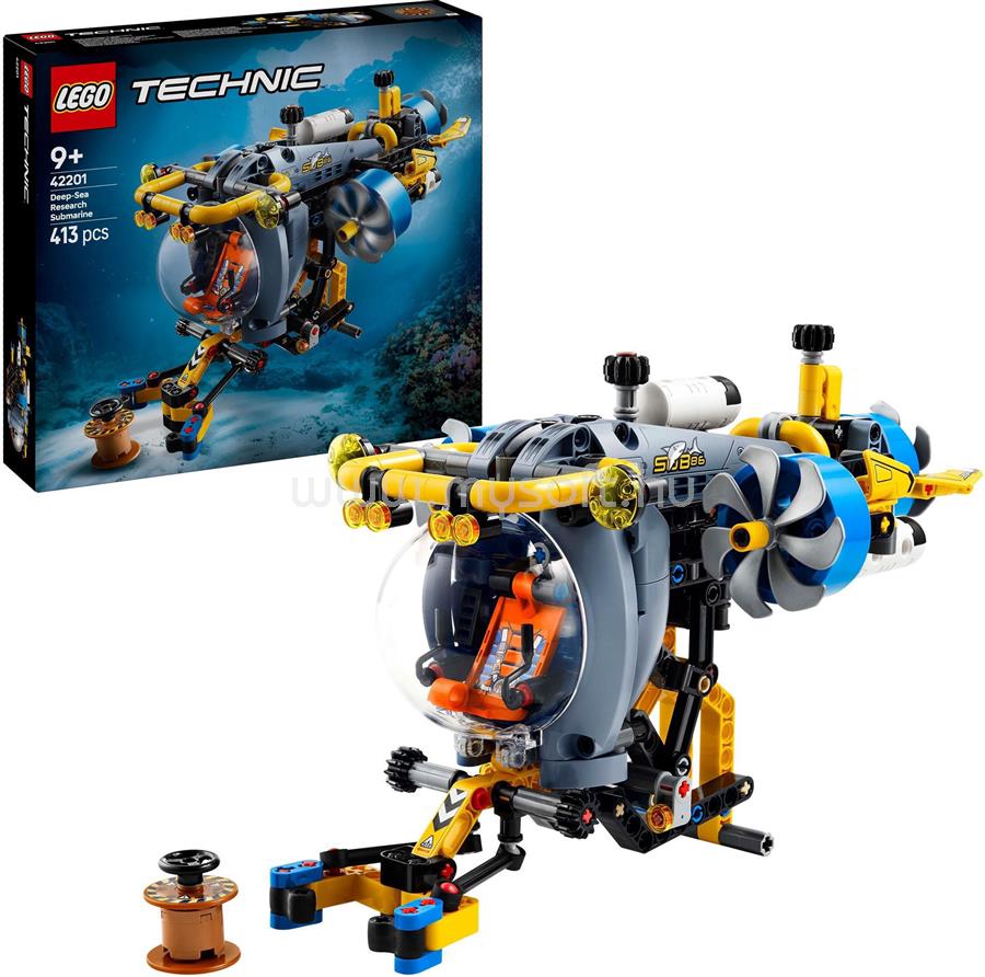 LEGO Technic Mélytengeri kutató tengeralattjáró játékszett 42201