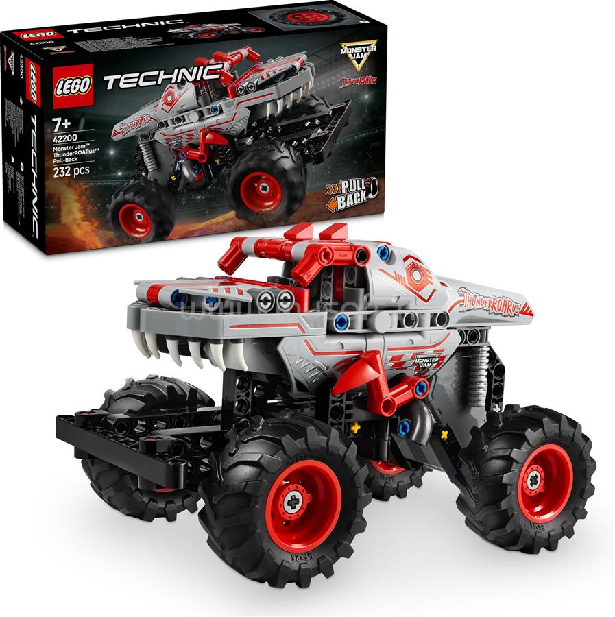 LEGO Technic Monster Jam ThunderROARus hátrahúzhatós játék autó 42200