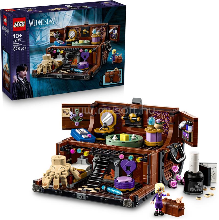 LEGO Wednesday Izé lakhelye, építőszett és születésnapi vagy halloweeni ajándék 76785