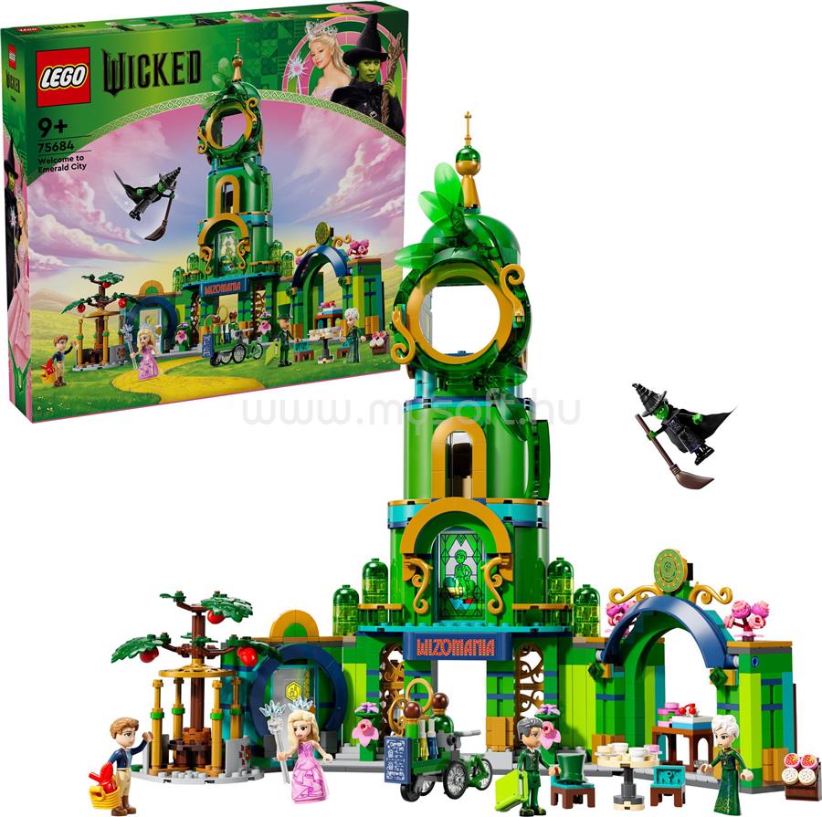 LEGO Wicked Köszöntünk Emerald Cityben! gyűjthető játék 75684