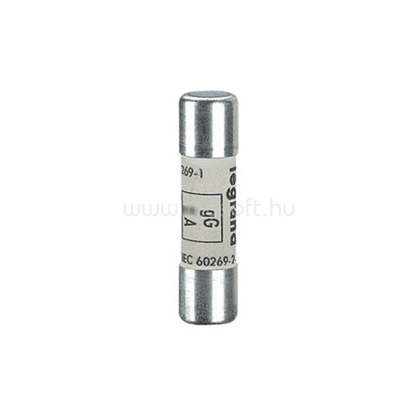 LEGRAND 013306 Lexic 6A gG 10 x38 kiolvadás jelző nélkül hengeres olvadóbiztosító
