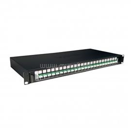 LEGRAND 032167 24xLC/APC duplex monomódusú 1U-19" fekete LCS3 optikai patch panel LEGRAND_032167 small