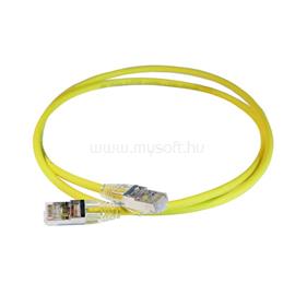 LEGRAND 051551 RJ45-RJ45 Cat6A árnyékolt (S/FTP) LSZH (LSOH) 1 méter sárga d: 5,2mm AWG28 LCS3 patch kábel LEGRAND_051551 small