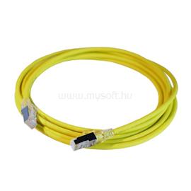 LEGRAND 051552 RJ45-RJ45 Cat6A árnyékolt (S/FTP) LSZH (LSOH) 2 méter sárga d: 5,2mm AWG28 LCS3 patch kábel LEGRAND_051552 small