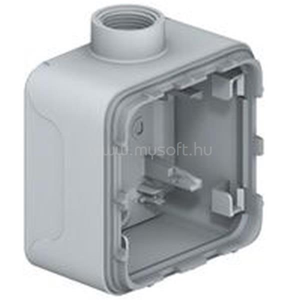 LEGRAND 069656 Plexo 55 1-es tömszelencével szürke falonkívüli doboz