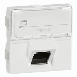 LEGRAND 076508 Program Mosaic 1 x RJ 45 árnyékolt/ fehér RJ 45 informatikai csatlakozóaljzat LEGRAND_076508 small