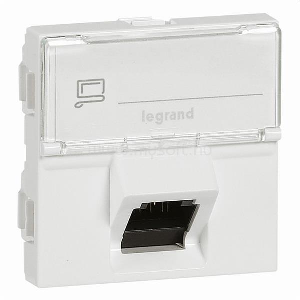 LEGRAND 076508 Program Mosaic 1 x RJ 45 árnyékolt/ fehér RJ 45 informatikai csatlakozóaljzat