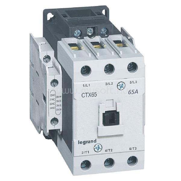 LEGRAND 416176 CTX3 3P 65A 2Z+2NY 230V AC ipari mágneskapcsoló