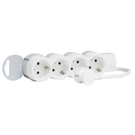 LEGRAND 695006 ST 1,5m vezetékkel fehér-szürke 4x2P+F elosztósor LEGRAND_695006 small