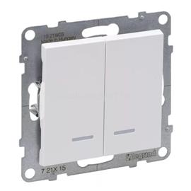 LEGRAND 721115 Suno 105 fehér jelzőfényes csillárkapcsoló LEGRAND_721115 small