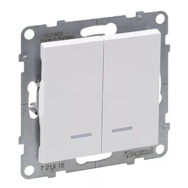 LEGRAND 721115 Suno 105 fehér jelzőfényes csillárkapcsoló