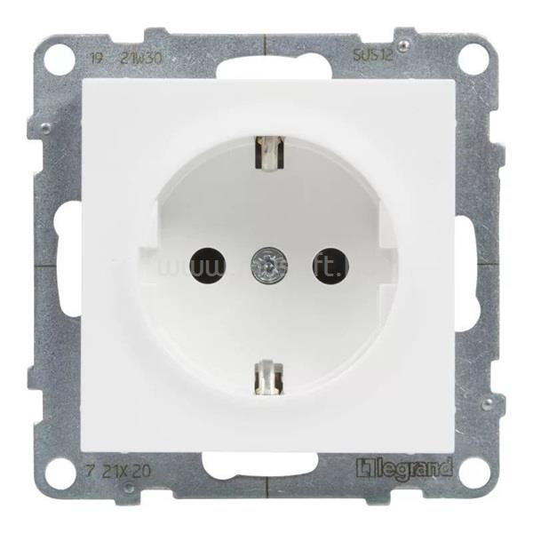 LEGRAND 721120 Suno 2P+F földelt fehér csatlakzóaljzat