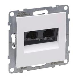 LEGRAND 721151 Suno 2xRJ45 fehér CAT.5e UTP csatlakzóaljzat LEGRAND_721151 small