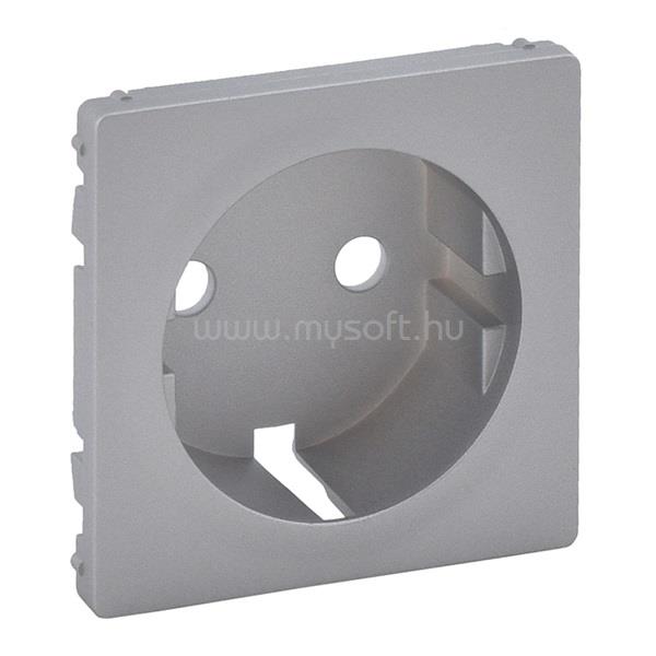 LEGRAND 755202 Valena Life InMatic aluminium 2P+F csatlakozóaljzat burkolat