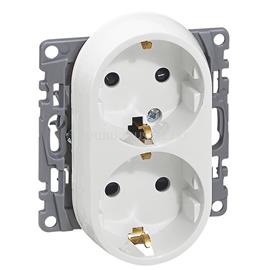 LEGRAND 764544 Niloé fehér 2×2P+F csatlakozóaljzat gyermekvédelemmel LEGRAND_764544 small