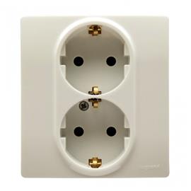 LEGRAND 764634 Niloé bézs 2×2P+F csatlakozóaljzat LEGRAND_764634 small