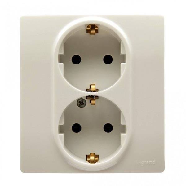 LEGRAND 764634 Niloé bézs 2×2P+F csatlakozóaljzat