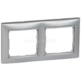 LEGRAND 770352 Valena alumínium/ezüst 2-es vízszintes keret LEGRAND_770352 small