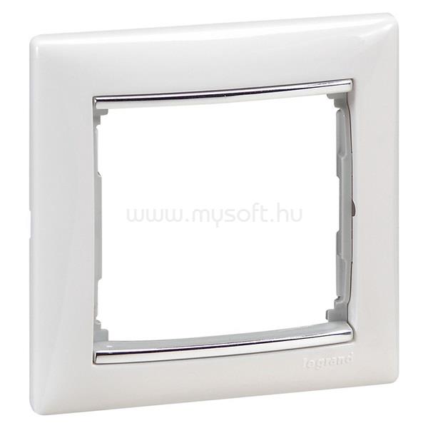 LEGRAND 770491 Valena 1-es keret fehér/ezüst