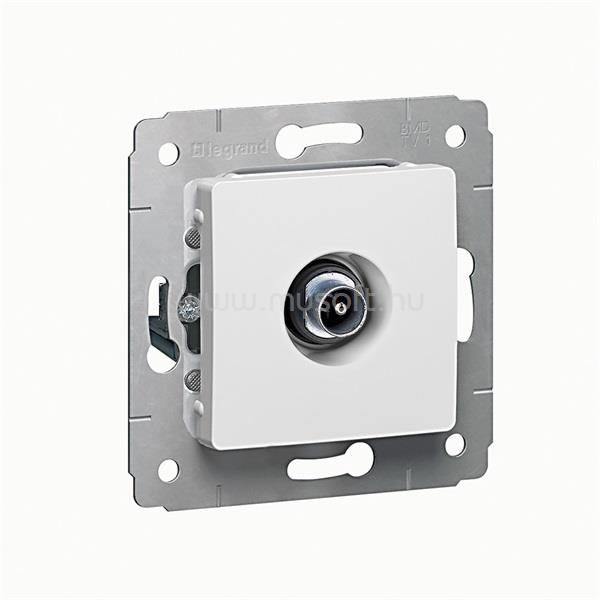LEGRAND 773678 Cariva fehér TV csatlakozóaljzat végzáró 1,5dB