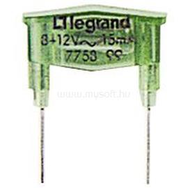 LEGRAND 775899 8/12V 15mA zöld glimmlámpa LEGRAND_775899 small
