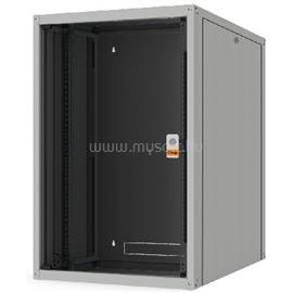 LEGRAND EVO16U6060P Evoline+ 19" 16U 600x600mm levehető oldallapos üvegajtós egyrészes fali rack szekrény LEGRAND_EVO16U6060P small