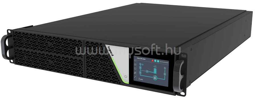 LEGRAND KEOR DK UPS, 1000VA, 2U-640mm BEM: C20 KIM: 6xC13+1xC19 online kettős konverziós szünetmentes rack/torony