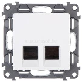 LEGRAND Valena Life 2xRJ45 Cat. 5e UTP csatlakozóaljzat fehér LEGRAND_753141 small