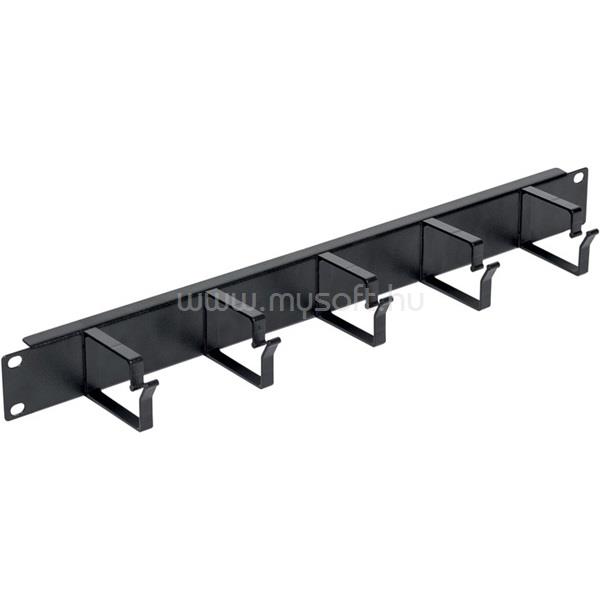 LEGRAND vízszintes rendezők - 1U, 19", gyűrűs, acél, csavaros rögzítés, vízszintes irányú