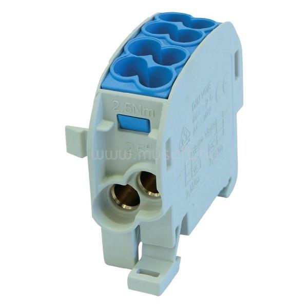 LEIPOLD LEIP080110-1-3 HLAK 25/16 N ónozott kék 2x25+2x16mm2 1-p fővezetéki leágazókapocs