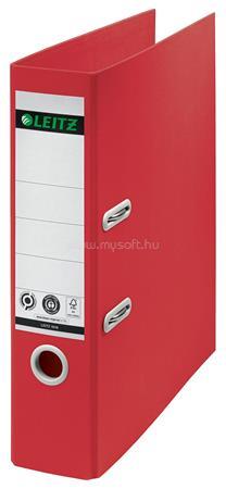 LEITZ 180 Recycle iratrendező, 80 mm, A4, karton, újrahasznosított (piros)