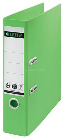 LEITZ 180 Recycle iratrendező, 80 mm, A4, karton, újrahasznosított (zöld)