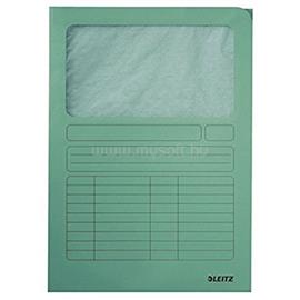 LEITZ A4 ablakos karton világoszöld mappa LEITZ_39500350 small