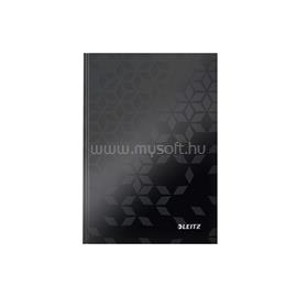 LEITZ Beíró, A5, vonalas, 80 lap, keményfedeles,  Wow fekete LEITZ_59746 small
