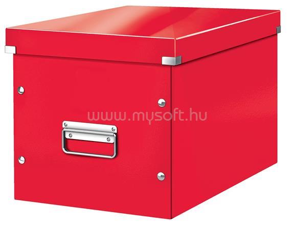 LEITZ Click&Store doboz L méret (piros)